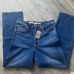 Levi's women’s ribcage straight jeans NWT